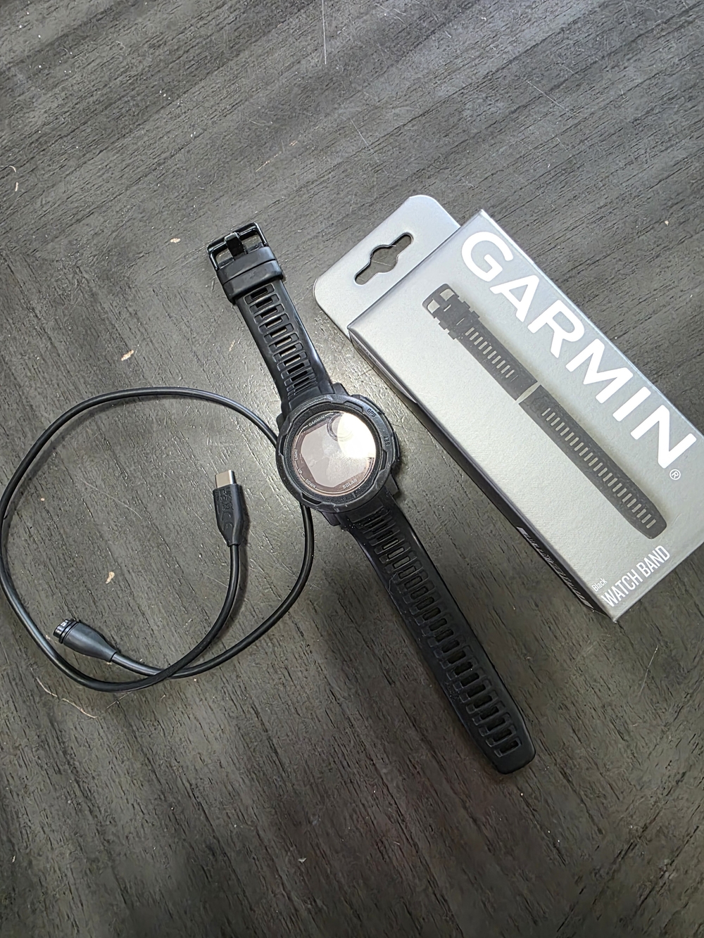Garmin Instinct 2 Solar Smartwatch with Replacement Band